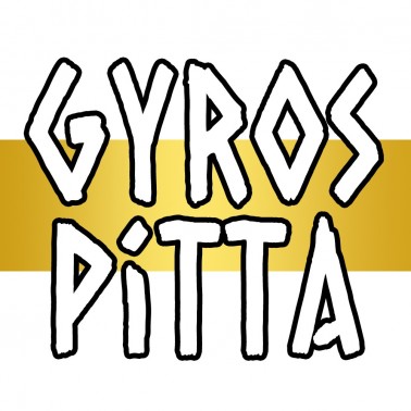 Gyros Pitta mit Zatziki auf die Hand